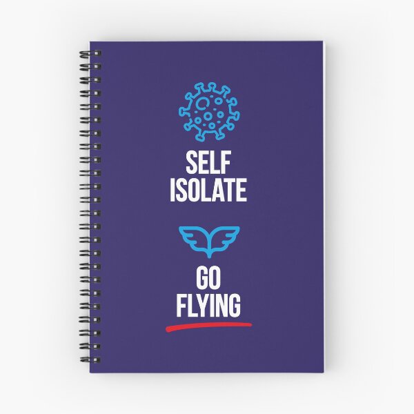 Item preview, Self Isolate. Go Flying. designed and sold by Aviation-Tees.