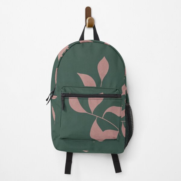 Item preview, Green and muted Pink Leaves designed and sold by Nerielart.
