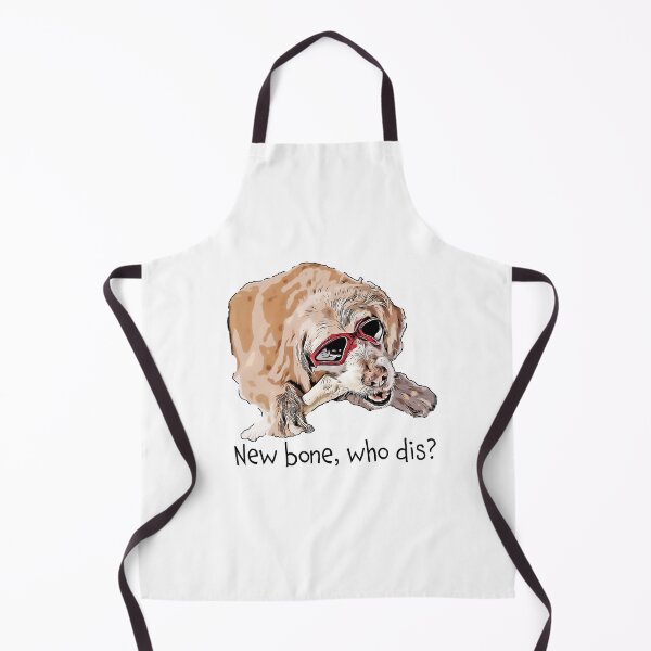 Item preview, New bone, who dis? Cute dog sticker. designed and sold by MintGubbins.