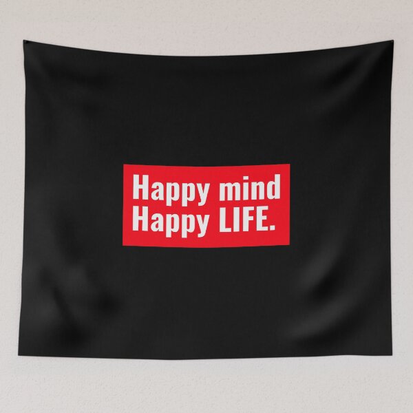 Item preview, Happy mind Happy Life designed and sold by Gold Crown .