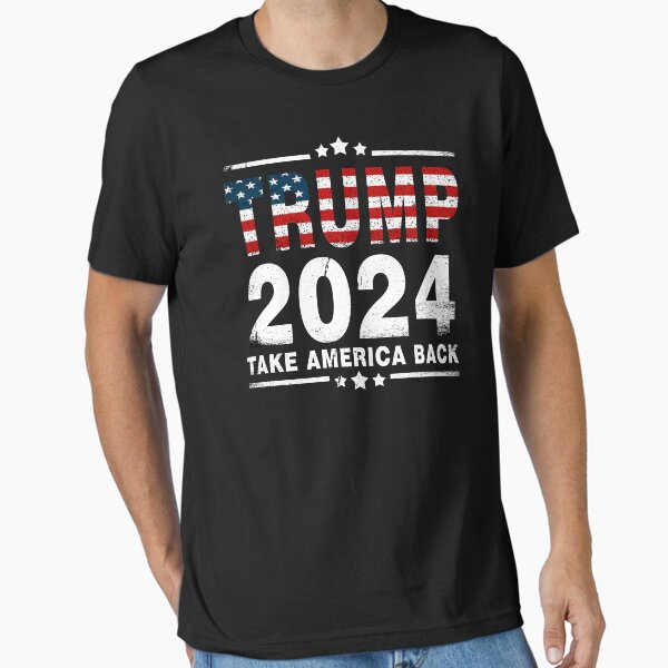 Item preview, Trump 2024 take america again republican american flag   designed and sold by Majesticoo.