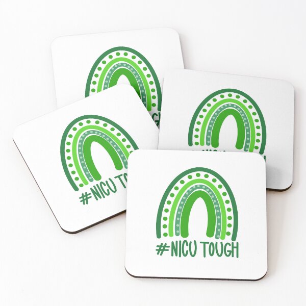 Item preview, #NICUTough Green Rainbow designed and sold by SShifflerArt.
