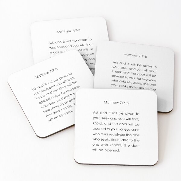 Item preview, Matthew 7:7-8  designed and sold by corbrand.