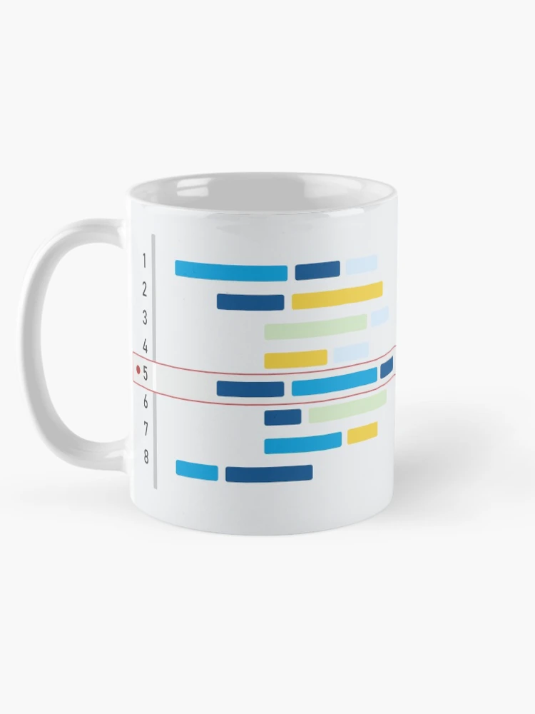 Thumbnail 5 of 6, Coffee Mug, Developer Source Code (Light) designed and sold by Devshirt.