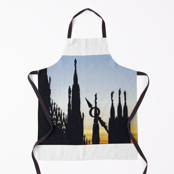 Item preview, Duomo di Milano - main cathedral of Milan. Roof detail at sunset. Lombardia, Italy designed and sold by Igor Pozdnyakov.