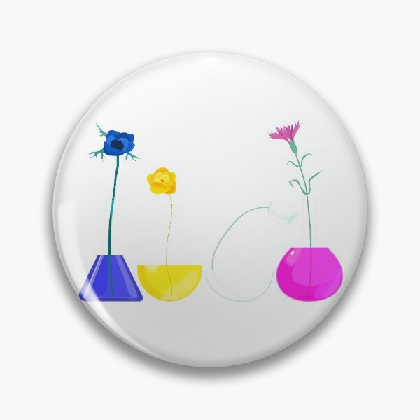 Item preview, Flasks with flowers designed and sold by SpottedPilot.