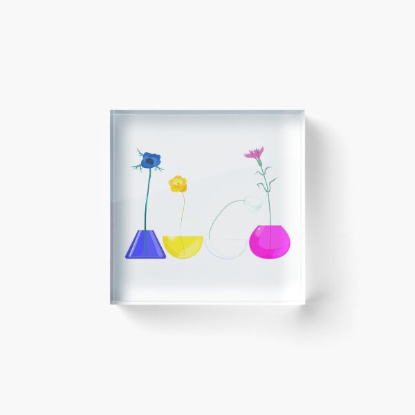 Item preview, Flasks with flowers designed and sold by SpottedPilot.