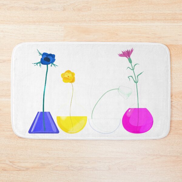 Item preview, Flasks with flowers designed and sold by SpottedPilot.