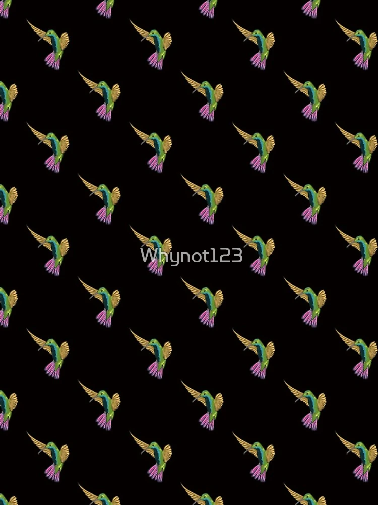 Thumbnail 4 of 4, iPhone Case, Hummingbird Pattern designed and sold by Whynot123.