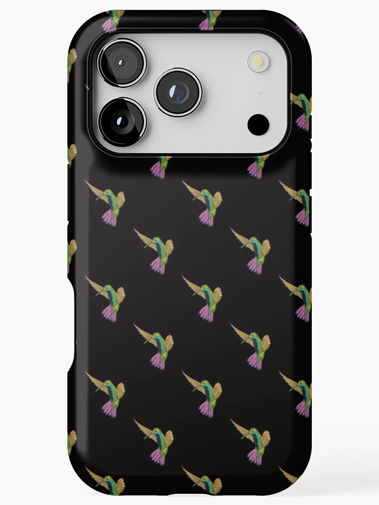 Thumbnail 1 of 4, iPhone Case, Hummingbird Pattern designed and sold by Whynot123.
