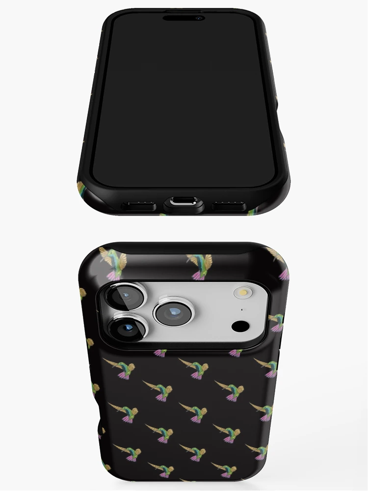 Thumbnail 3 of 4, iPhone Case, Hummingbird Pattern designed and sold by Whynot123.