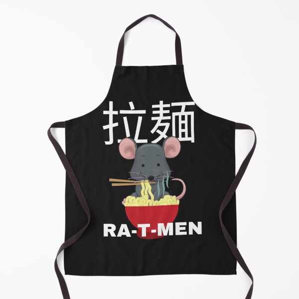 Item preview, HAPPY RAT EATING RAMEN,FUNNY RAMEN RAT, CUTE RAT, designed and sold by R B Chrystal.
