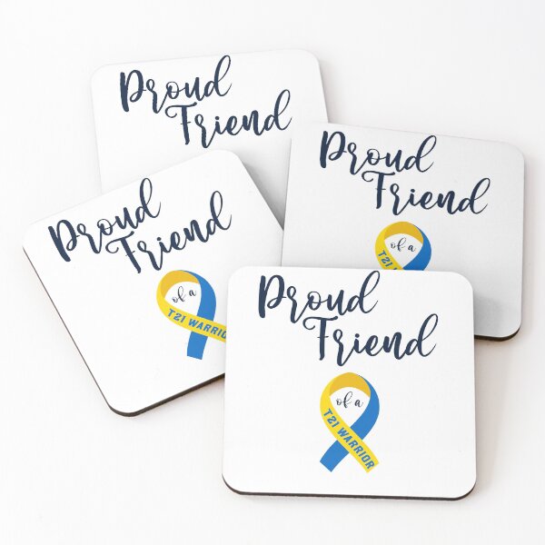Item preview,  Proud Friend of a down syndrome warrior, down syndrome awareness products for Friends. designed and sold by AnsDesigns.