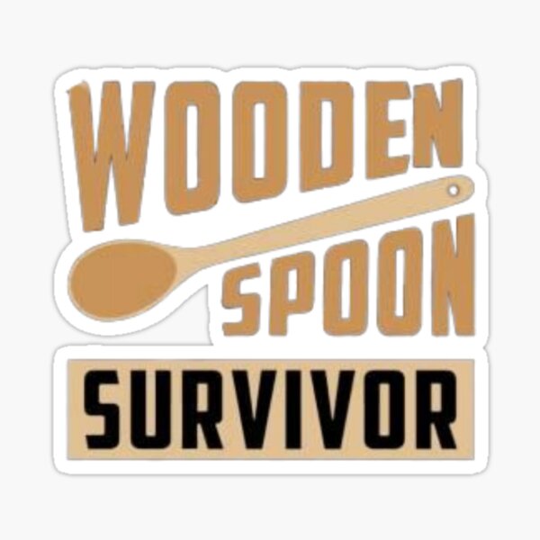 Wooden spoon survivor Sticker