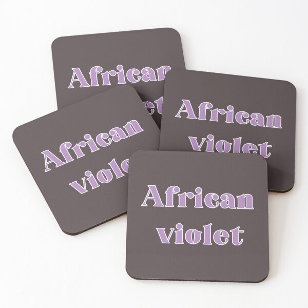 Item preview, African Violet, Artsy Typography designed and sold by JoyforU.