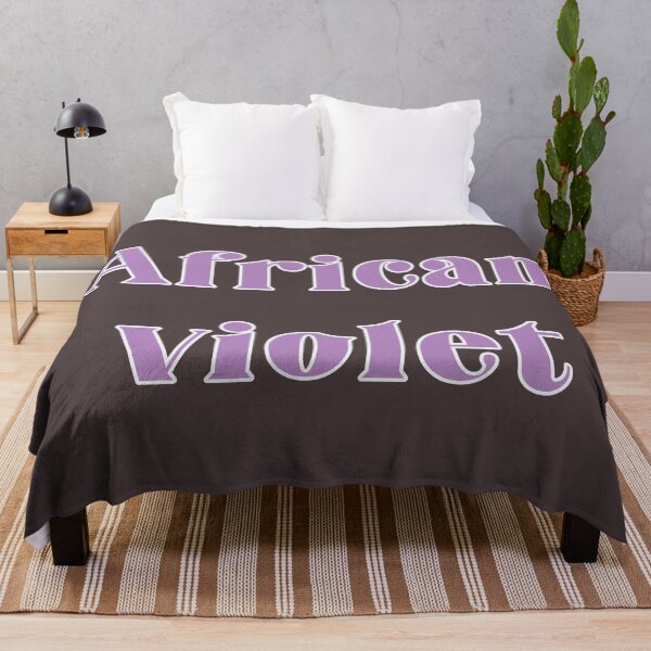 Item preview, African Violet, Artsy Typography designed and sold by JoyforU.