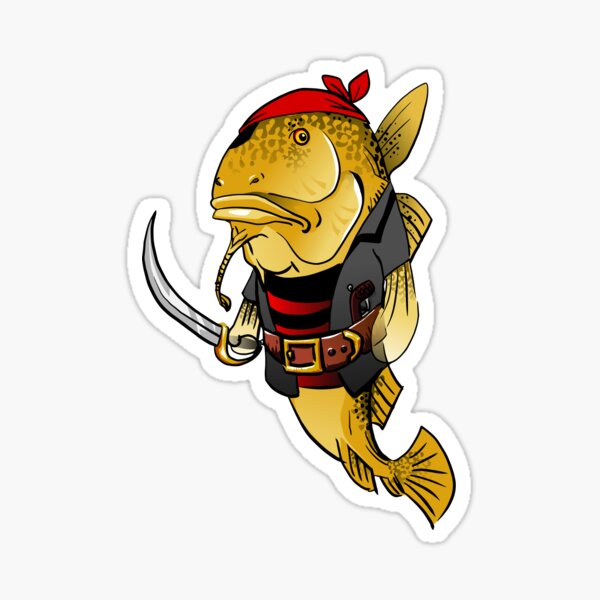 Torski - Der Dorsch Pirat Sticker