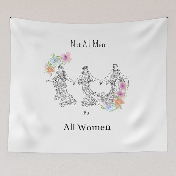 Item preview, Not All Men But All Women designed and sold by Nini's Designs.