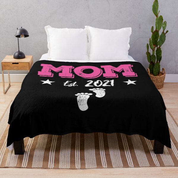 Item preview, Mom est 2021 mother baby footprint birth designed and sold by Stndor.