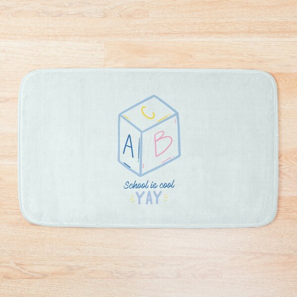 Item preview, School is cool yay!! Learning alphabet  designed and sold by riccagarden.