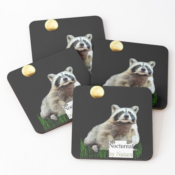 Item preview, Nocturnal by Nature Raccoon designed and sold by kristalcurt.