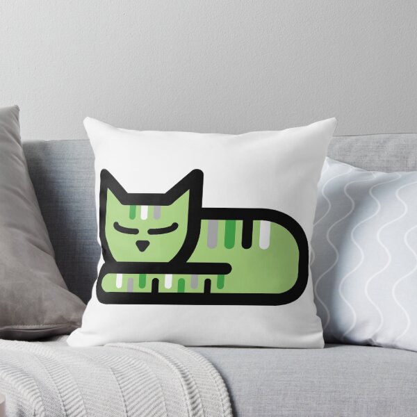 Item preview, Aromantic Pride Cat designed and sold by GeorgieRumney.