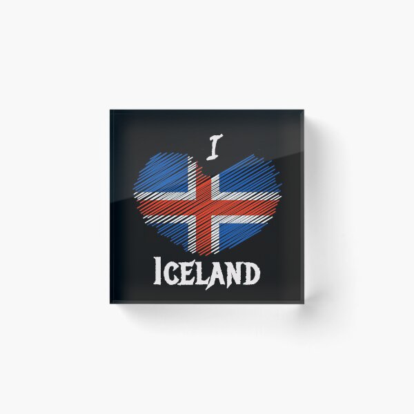 Item preview, Islandia Islandia corazón amor nórdico designed and sold by MetalApocalypse.