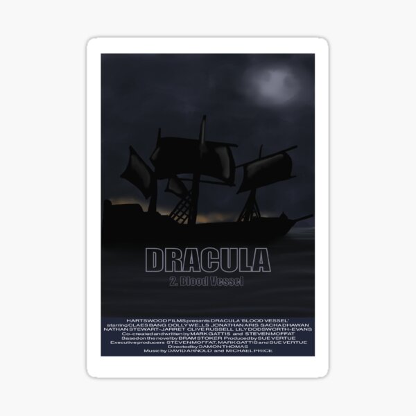 Dracula Blood Vessel film poster (2/3) Sticker