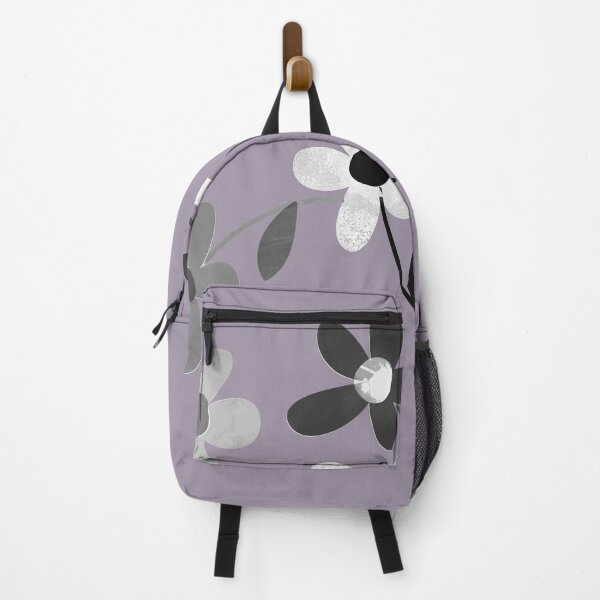 Item preview, Aesthetic fun and artsy graphic watercolour grey and purple flowers floral sketch - Caroline Laursen Original designed and sold by Caroline Laursen.