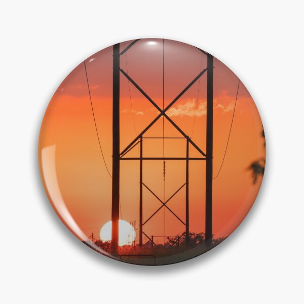 Item preview, Power Lines Sunset Silhouette designed and sold by mljdwhite.