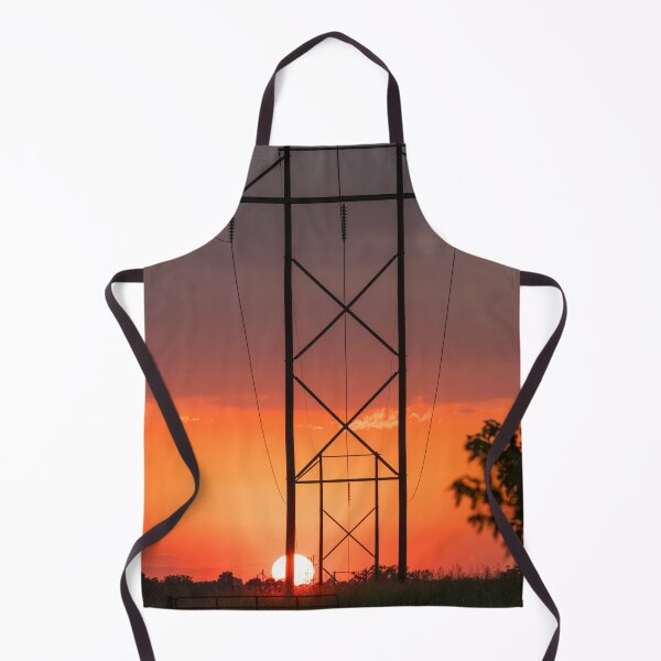 Item preview, Power Lines Sunset Silhouette designed and sold by mljdwhite.