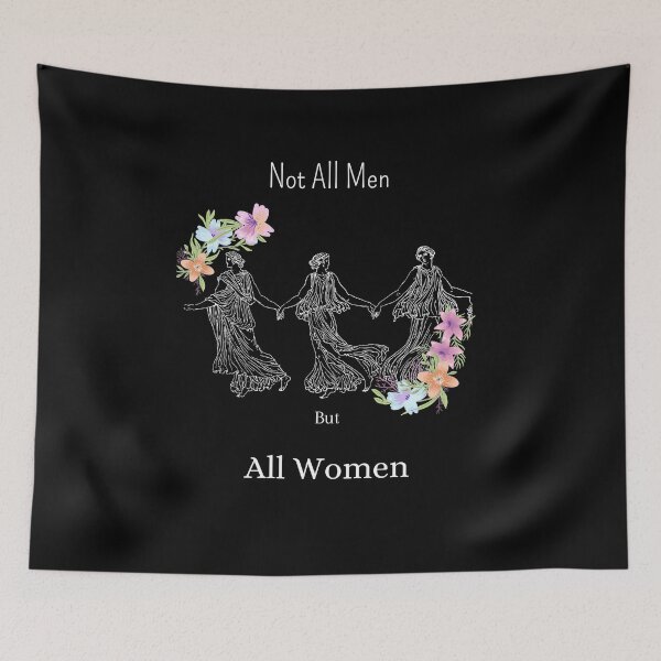 Item preview, Not All Men But All Women designed and sold by Nini's Designs.
