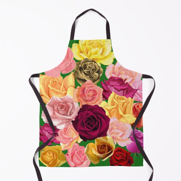 Item preview, Roses, pink, red, flowers on green design designed and sold by NymphWareroom.