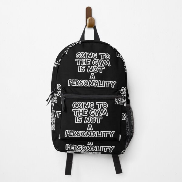 Item preview, Going to the gym is not a personality sarcastic White and black designed and sold by Captain-Jackson.