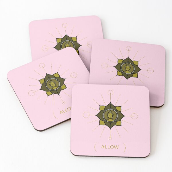 Item preview, Allow mandala zen quote spiritual gifts designed and sold by KiriBrero.