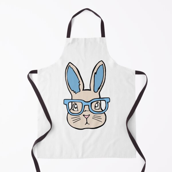 Item preview, bunny with glasses, super adorable and cute design designed and sold by Barolina.
