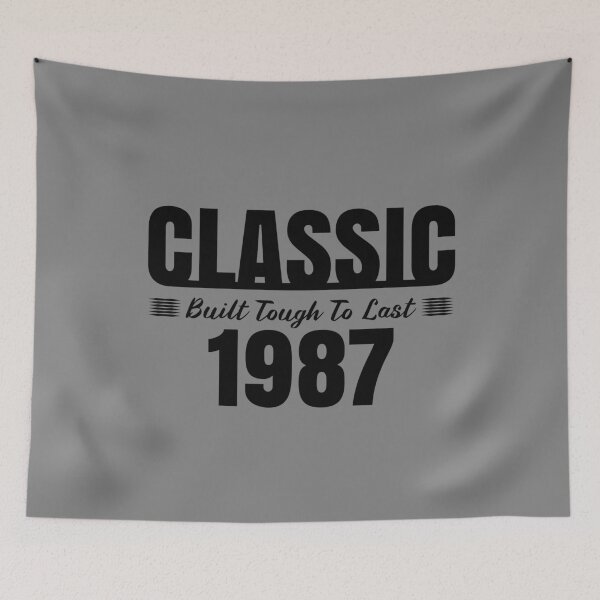 Item preview, Classic 1987 Built Tough To Last Birthday, Car Truck Automotive Year  designed and sold by CharJens.