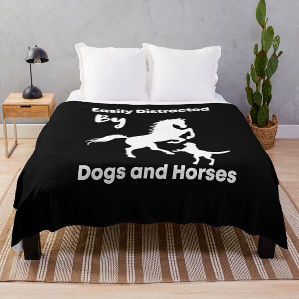 Item preview, Easily Distracted By Dogs and Horses designed and sold by LANANIL.