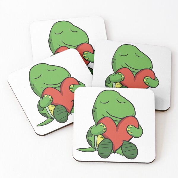 Item preview, Turtle Love holding Heart designed and sold by ruzzell-m.