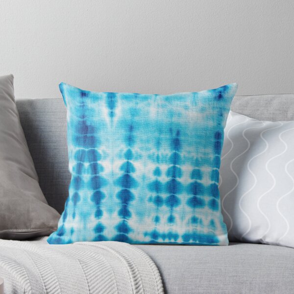 Item preview, Striking Turquoise and Navy Tie Dye Print photo designed and sold by cgroenewald.