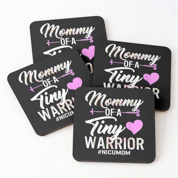 Item preview, Mothers Day Mommy Of A Tiny Wárríór NICU Mom Baby Preemie T designed and sold by MLQQFB.