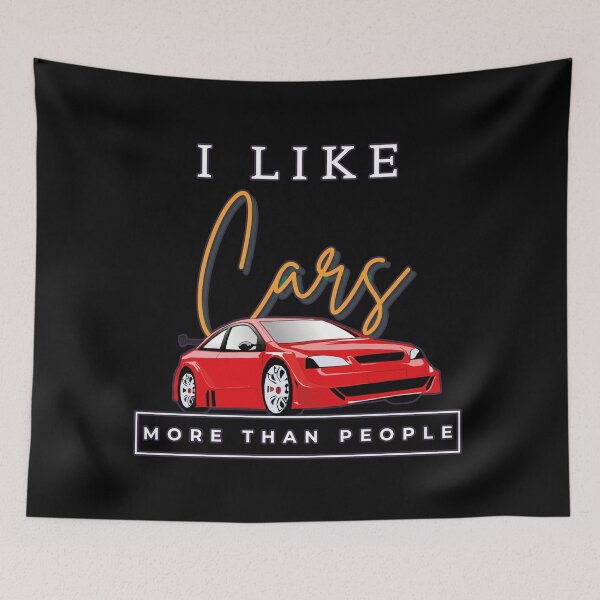 Item preview, I like cars more than people designed and sold by EvaWolf.