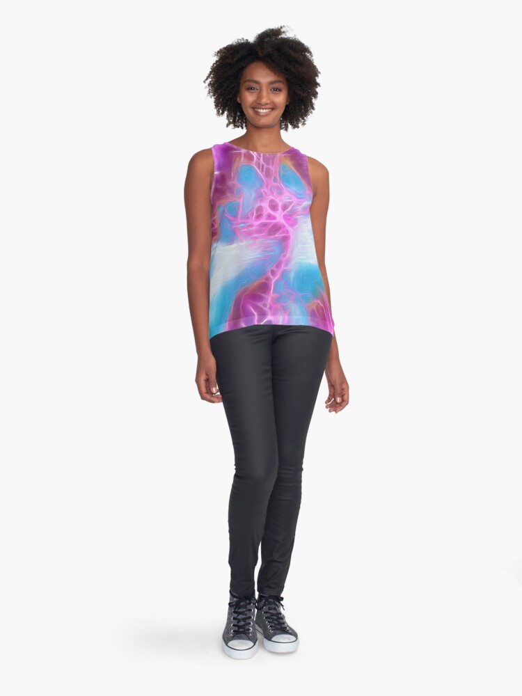 Alternate view of Finger Art Sleeveless Top