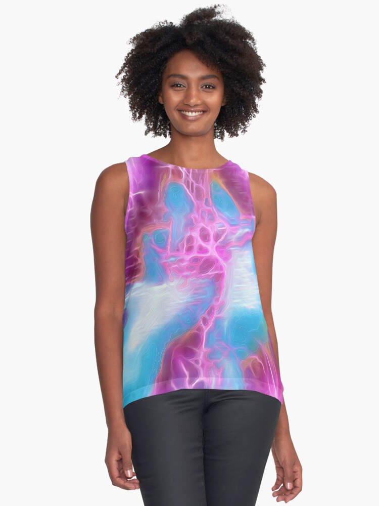 Thumbnail 1 of 6, Sleeveless Top, Finger Art designed and sold by Focal-Art.