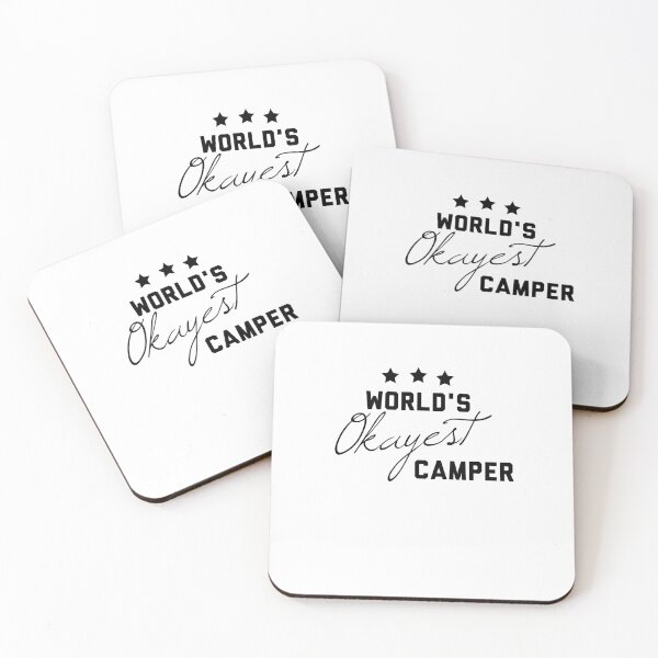 Item preview, World's Okayest Camper Funny Gift for Camper designed and sold by 30-Merch.