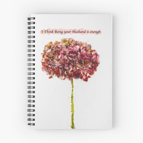 Item preview, I think being your husband is enough- Pink Flower oil painting background designed and sold by Chen-ChenLand.