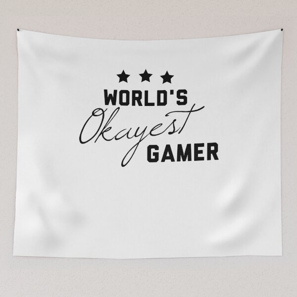 Item preview, World's Okayest Gamer Funny Gift for Gamers designed and sold by 30-Merch.