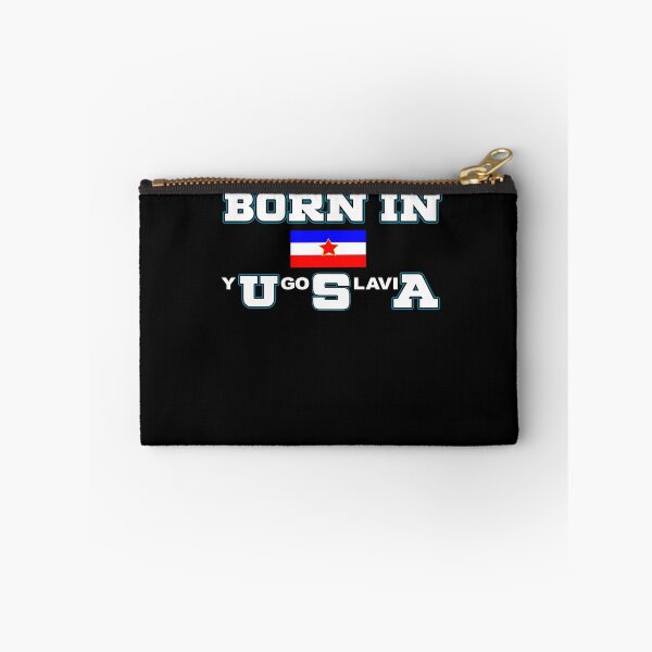 Item preview, Born In Yugoslavia - Yugoslavia Flag Of Serbia designed and sold by Ibu83.