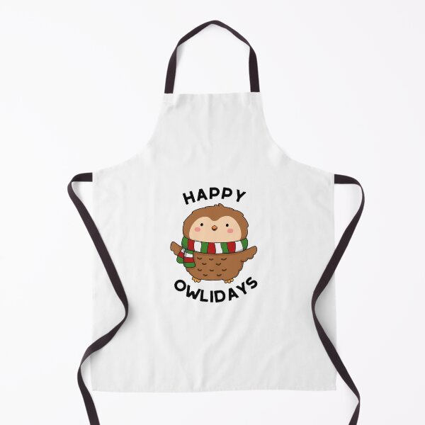 Item preview, Happy Owlidays Funny Christmas Owl Puns  designed and sold by punnybone.