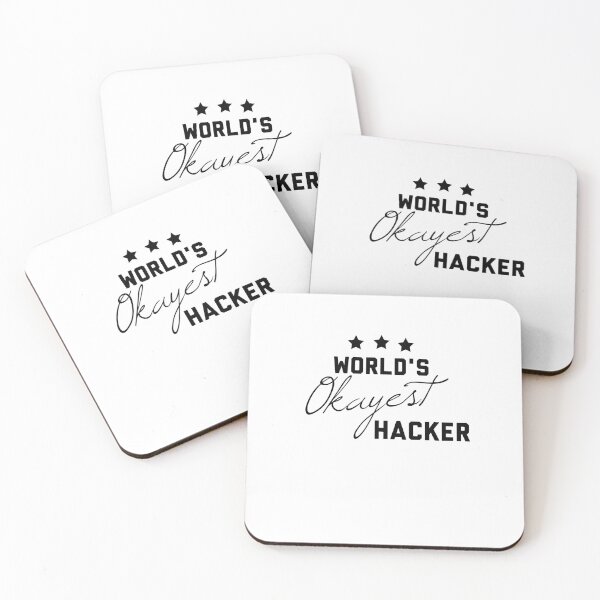 Item preview, World's Okayest Hacker Funny Gift for Hacker designed and sold by 30-Merch.